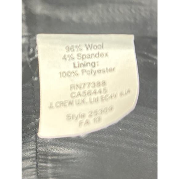 J. Crew Black Peplum Cap Sleeve Dress Size 2 Pre-owned‎ - Picture 3 of 4